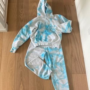 Customized Tie Dye Sweatsuit